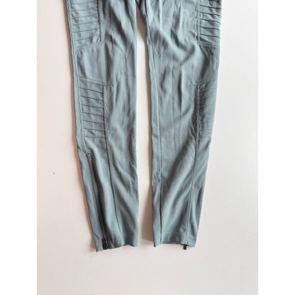 ATHLETA Delancey Moto Tight Bali Green High Rise Ankle Leggings, Size S - Picture 7 of 14